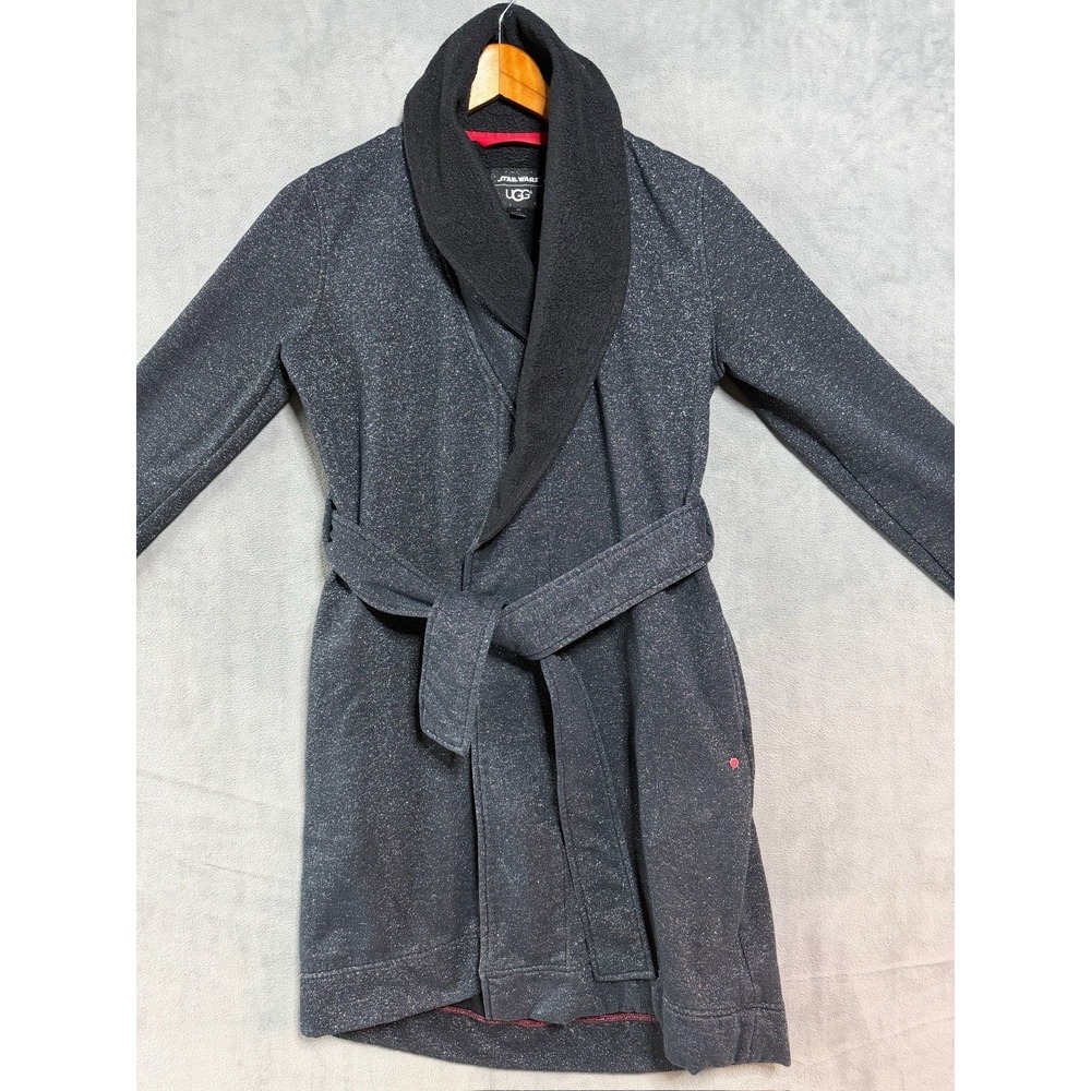 UGG Star Wars Collaboration Limited Edition Black Shimmer Robe Size XS